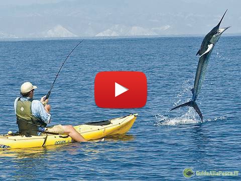 Pesca di marlin da Kayak – Video